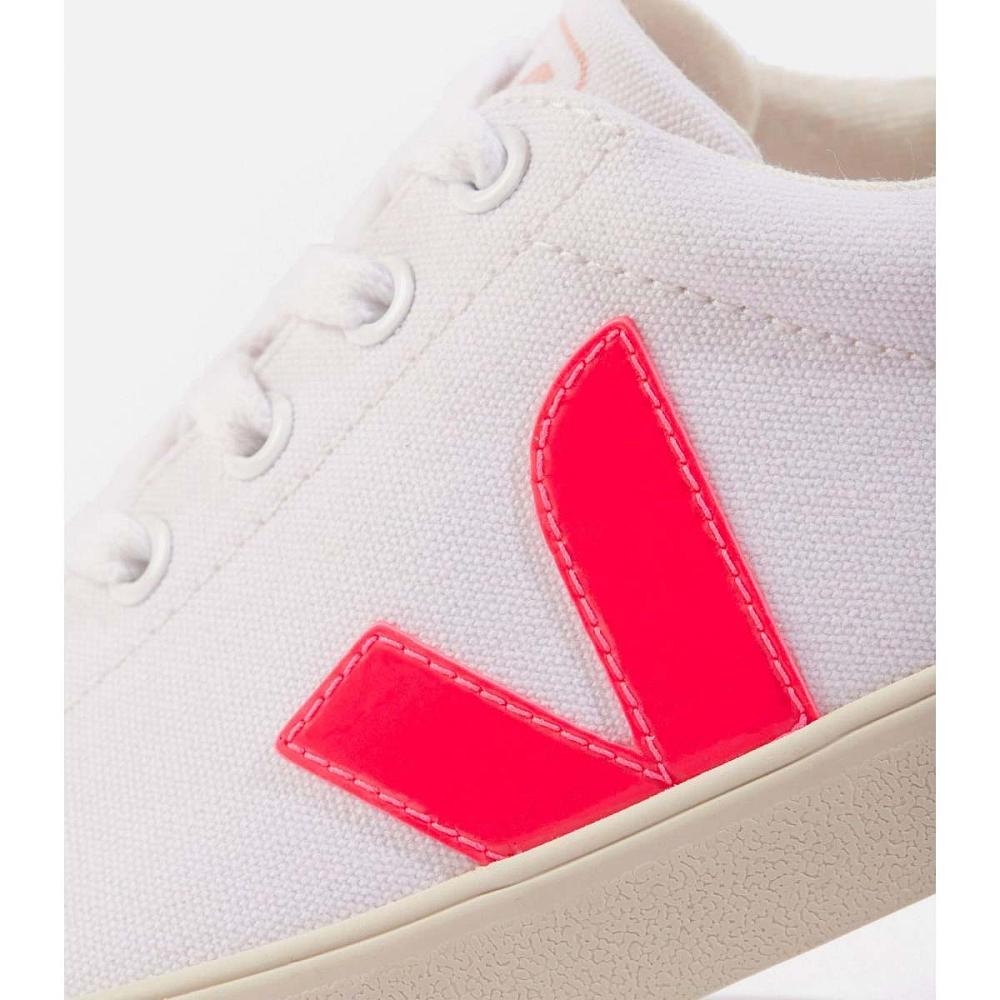 Veja ESPLAR SE CANVAS Tenisky Damske White/Pink | SK 608EBC